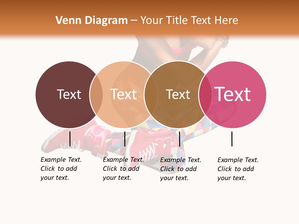 Dancer Exercise Fly PowerPoint Template