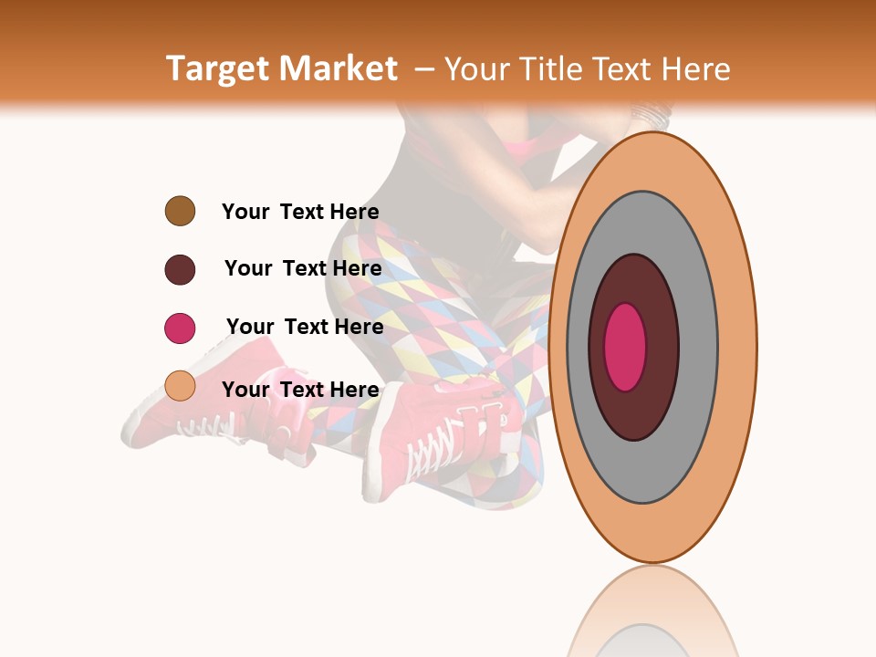 Dancer Exercise Fly PowerPoint Template