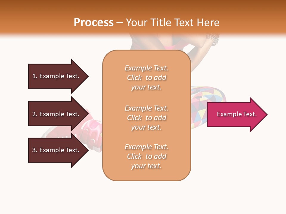 Dancer Exercise Fly PowerPoint Template