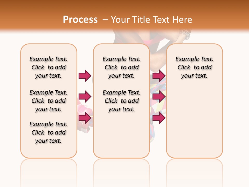 Dancer Exercise Fly PowerPoint Template