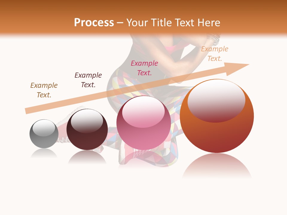 Dancer Exercise Fly PowerPoint Template