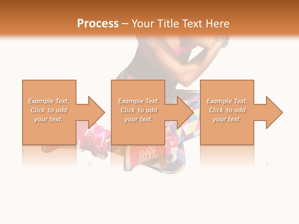 Dancer Exercise Fly PowerPoint Template