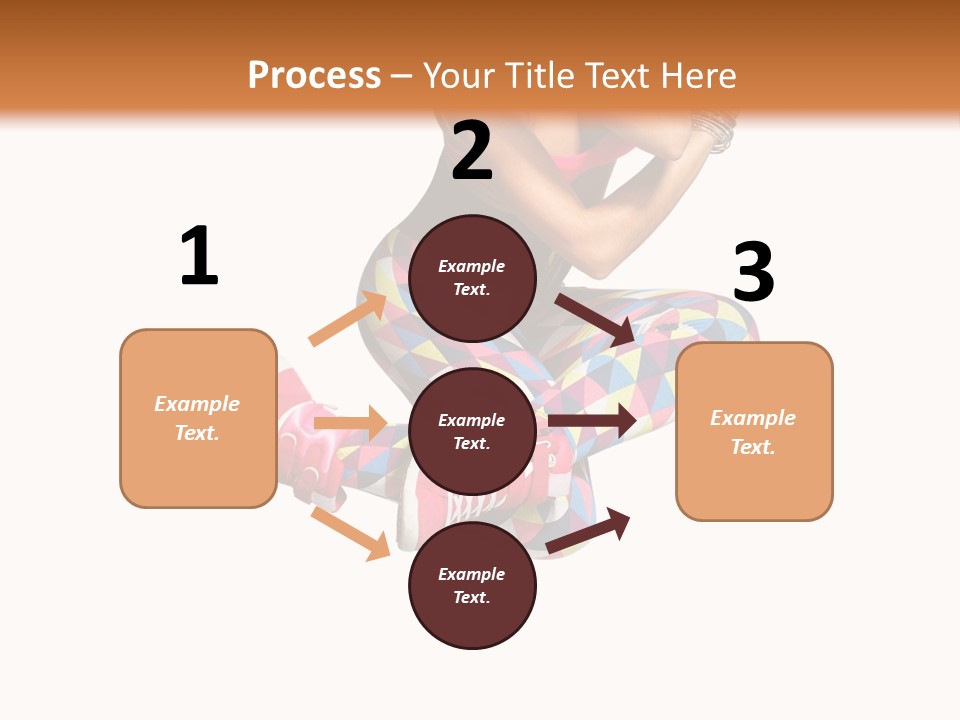 Dancer Exercise Fly PowerPoint Template