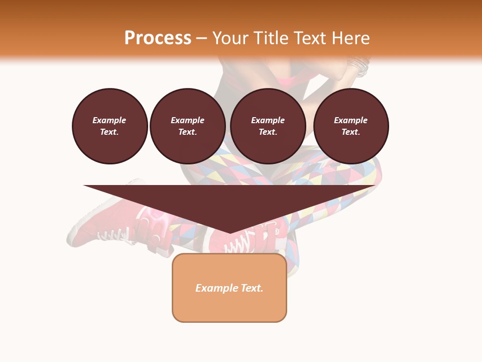 Dancer Exercise Fly PowerPoint Template