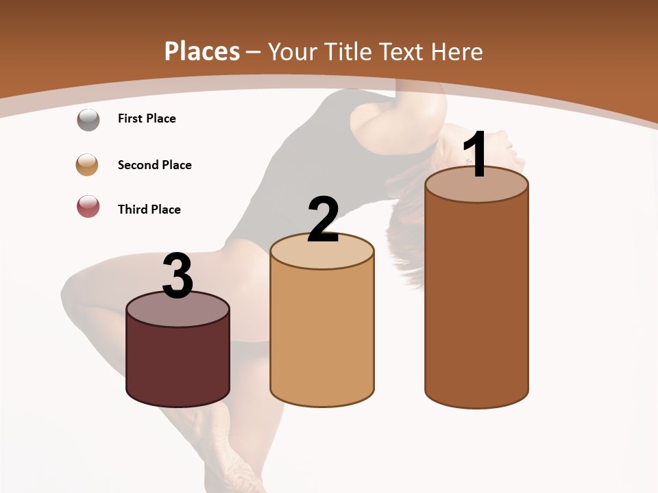 Sexy Attractive Gymnastic PowerPoint Template