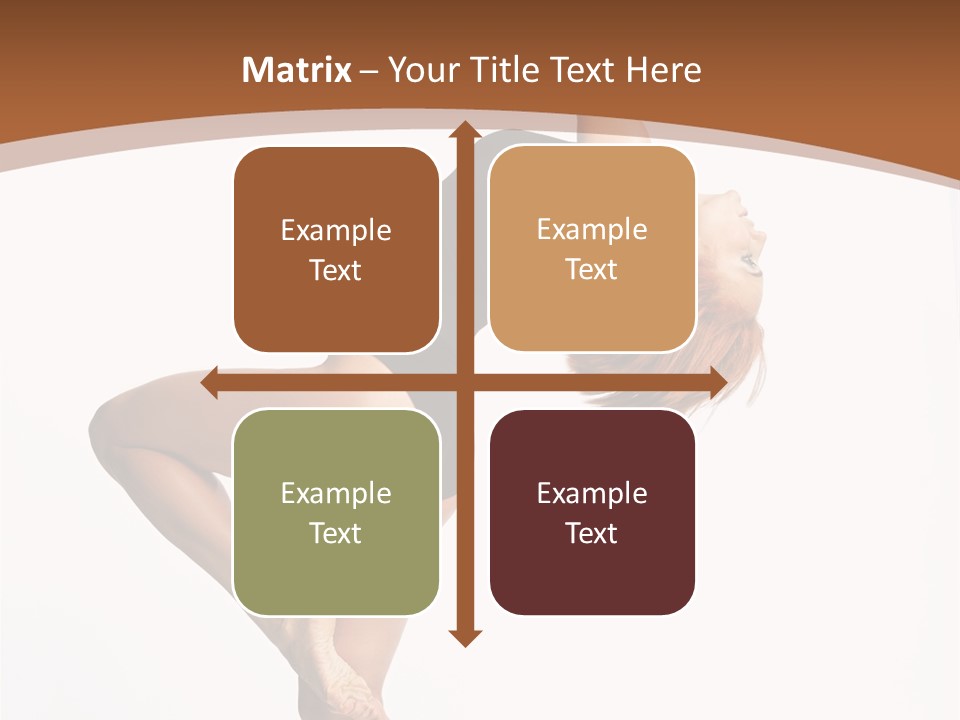 Sexy Attractive Gymnastic PowerPoint Template