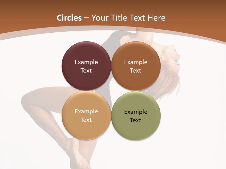 Sexy Attractive Gymnastic PowerPoint Template