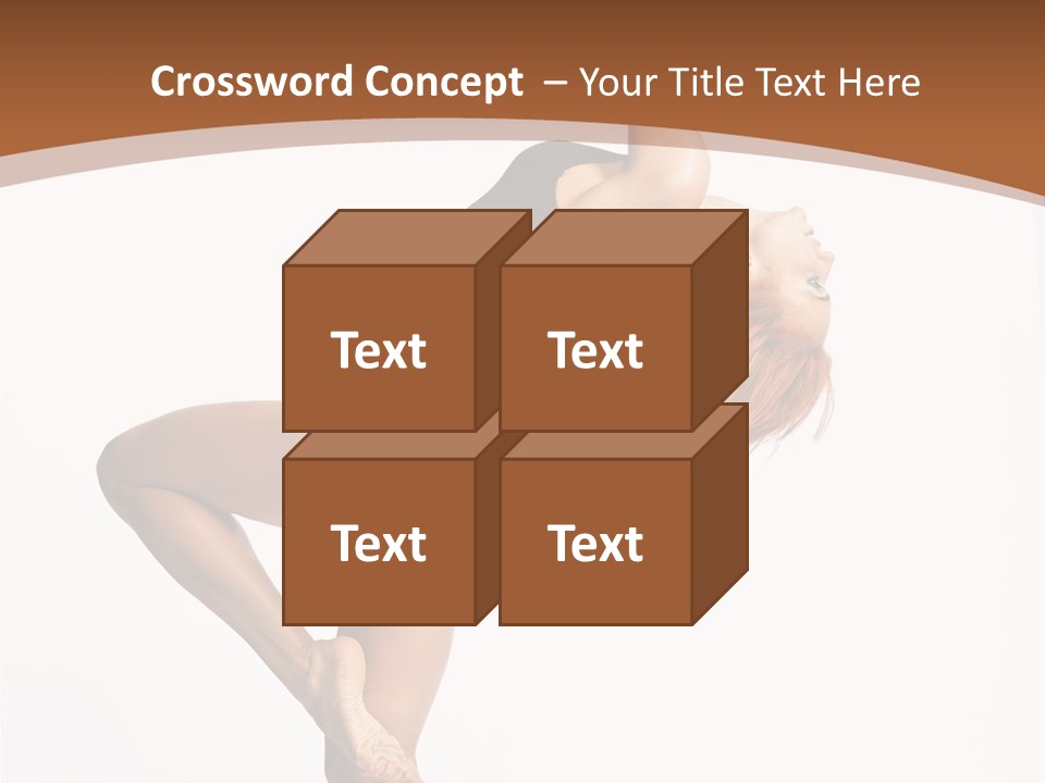 Sexy Attractive Gymnastic PowerPoint Template