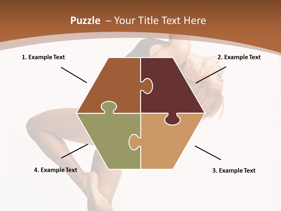 Sexy Attractive Gymnastic PowerPoint Template