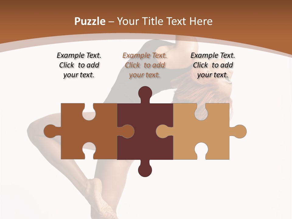 Sexy Attractive Gymnastic PowerPoint Template