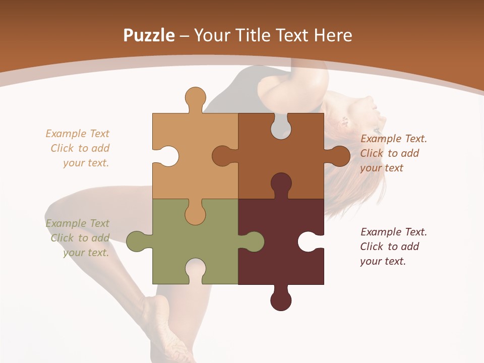 Sexy Attractive Gymnastic PowerPoint Template