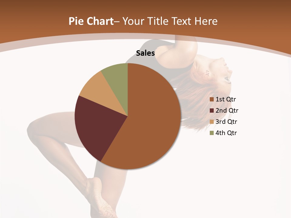 Sexy Attractive Gymnastic PowerPoint Template