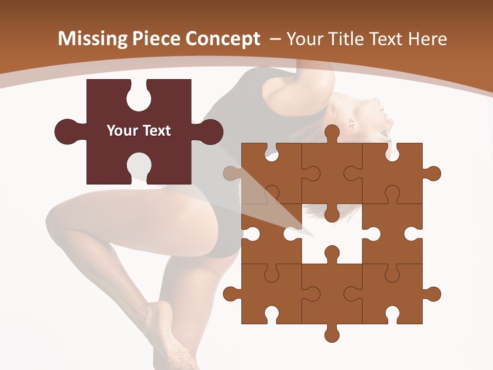 Sexy Attractive Gymnastic PowerPoint Template