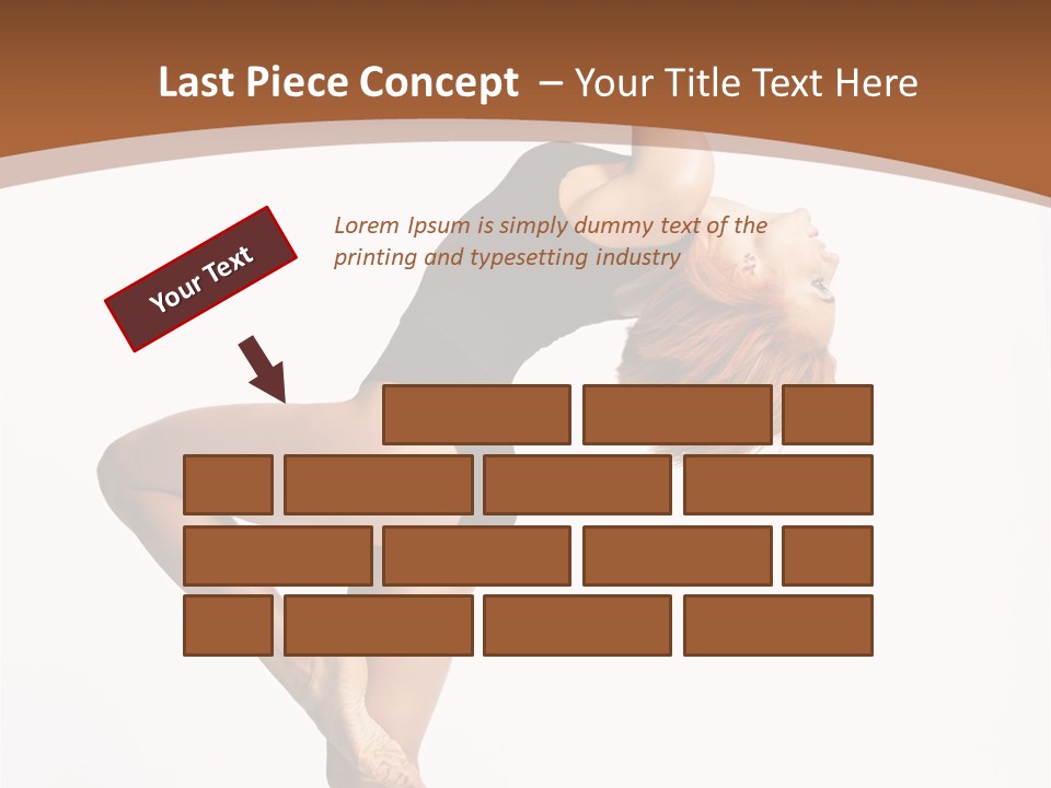 Sexy Attractive Gymnastic PowerPoint Template