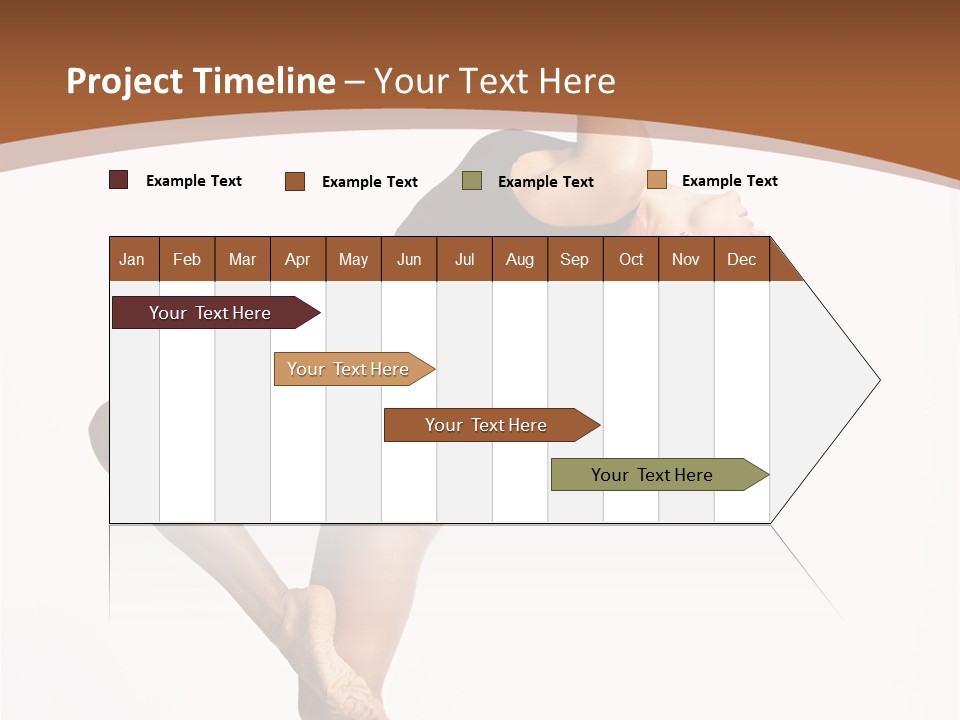 Sexy Attractive Gymnastic PowerPoint Template