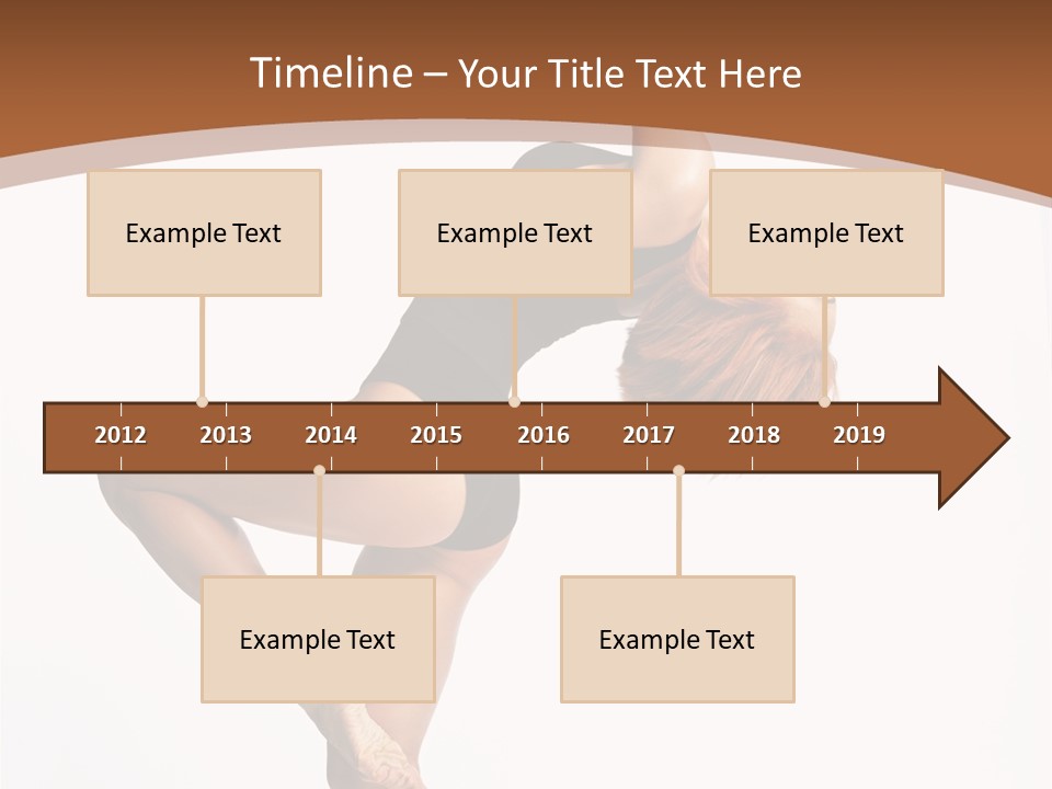 Sexy Attractive Gymnastic PowerPoint Template