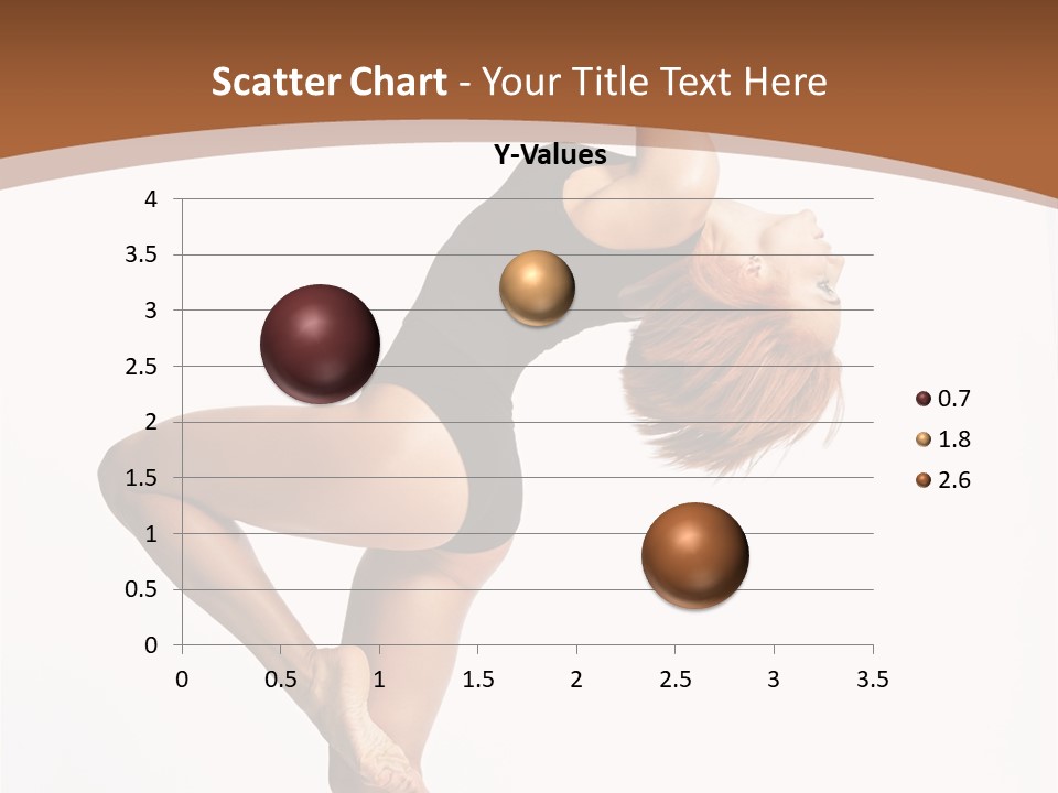 Sexy Attractive Gymnastic PowerPoint Template