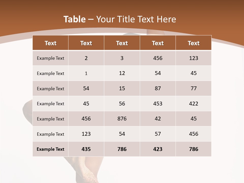 Sexy Attractive Gymnastic PowerPoint Template