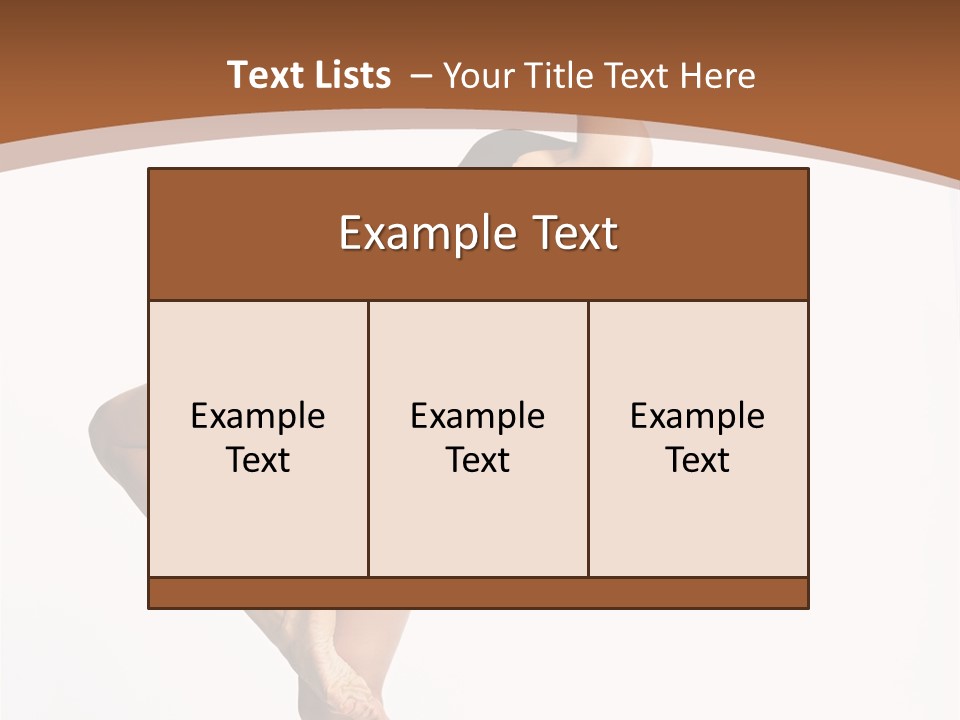 Sexy Attractive Gymnastic PowerPoint Template
