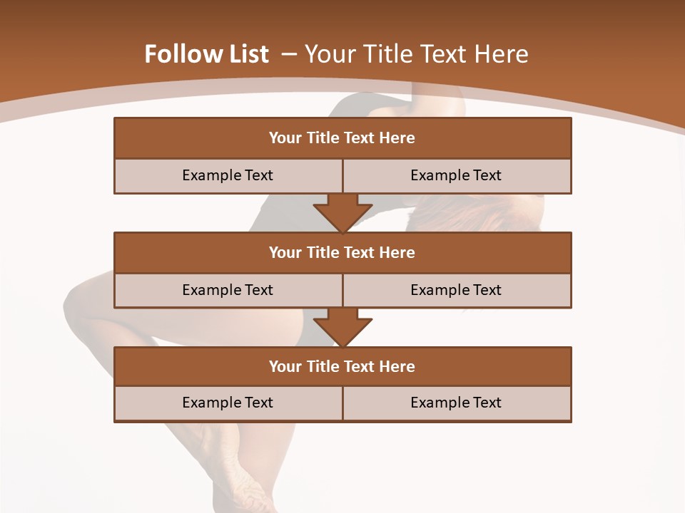 Sexy Attractive Gymnastic PowerPoint Template