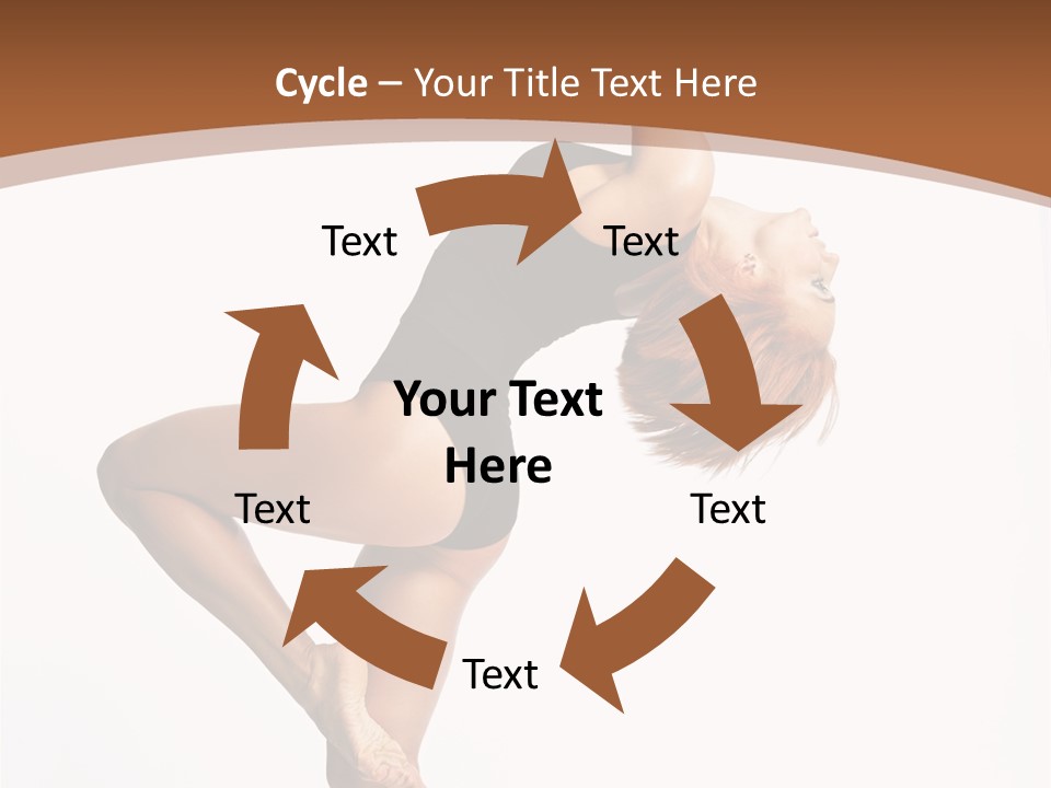 Sexy Attractive Gymnastic PowerPoint Template