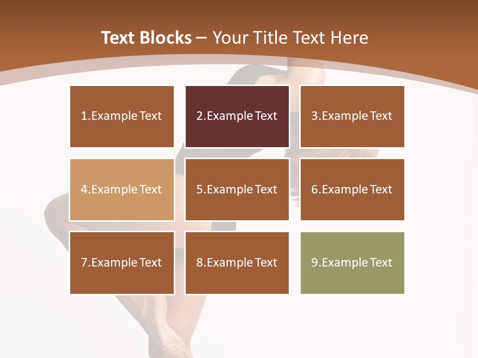 Sexy Attractive Gymnastic PowerPoint Template