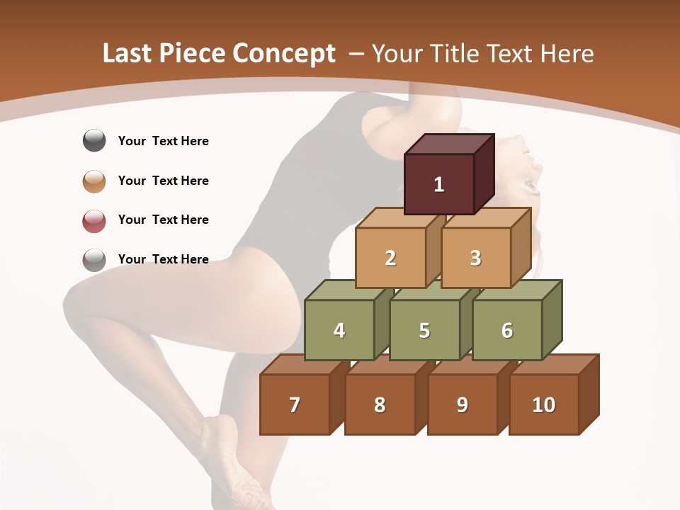 Sexy Attractive Gymnastic PowerPoint Template