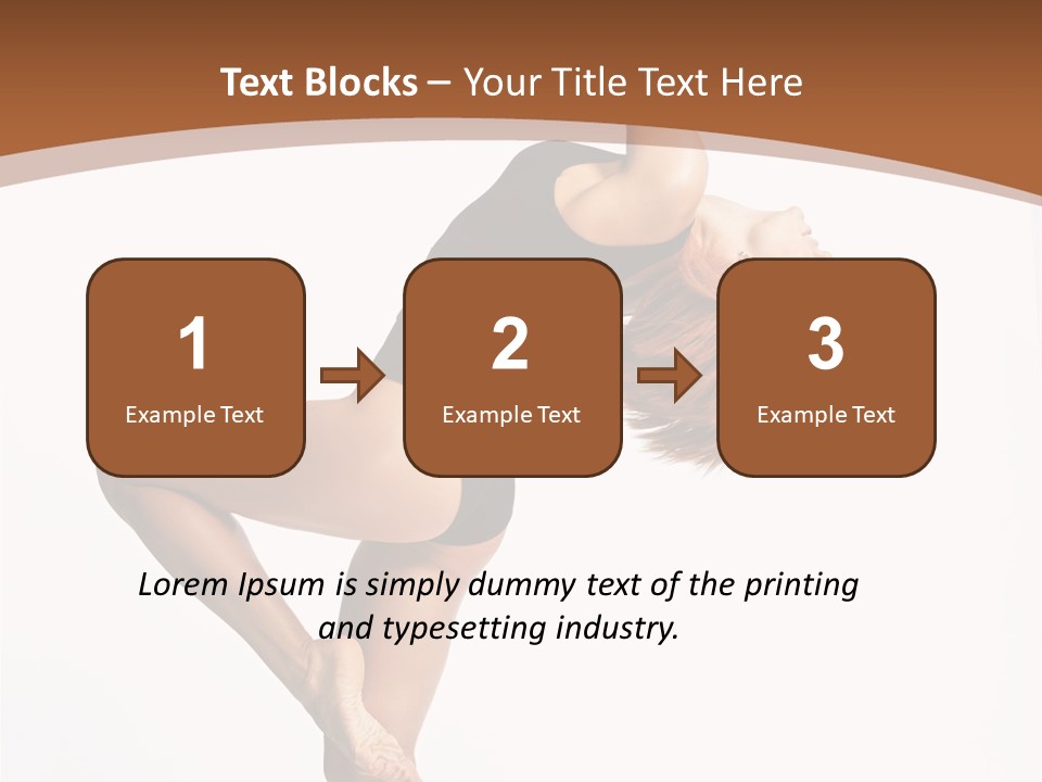 Sexy Attractive Gymnastic PowerPoint Template