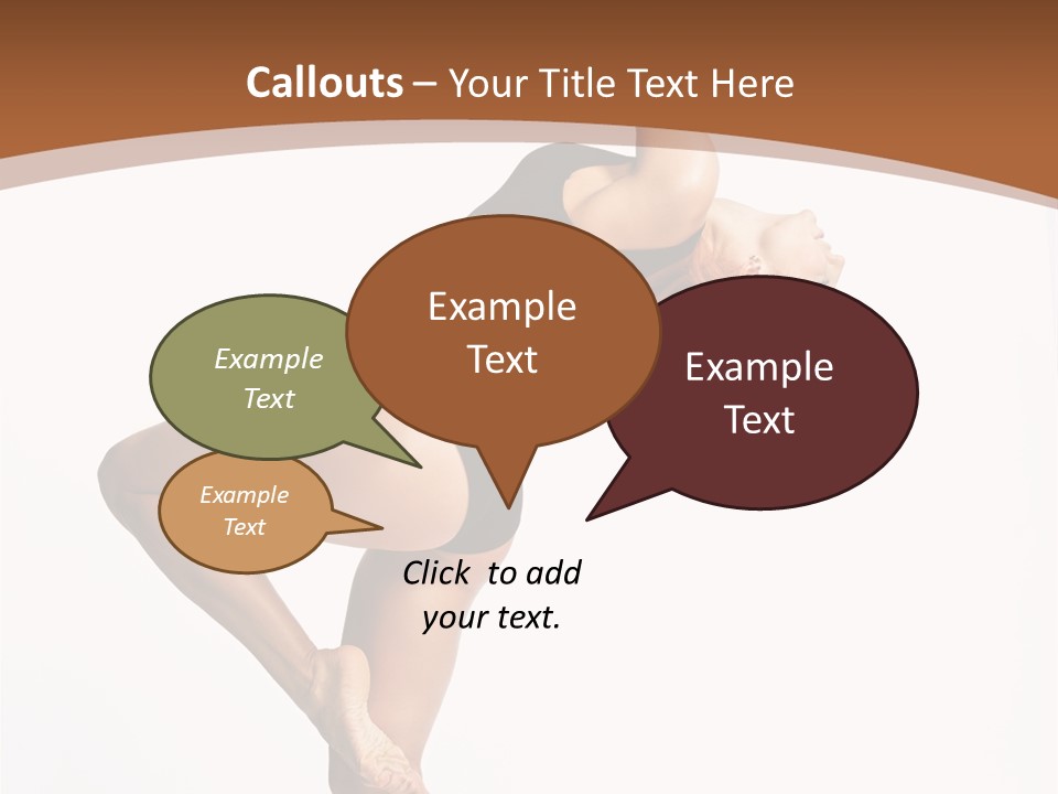 Sexy Attractive Gymnastic PowerPoint Template