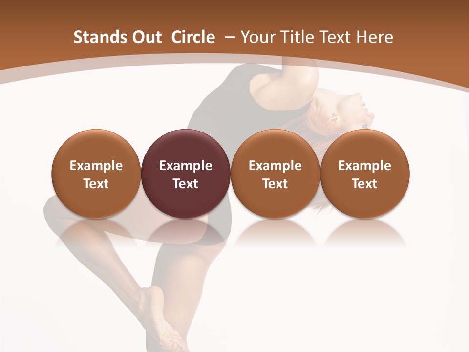 Sexy Attractive Gymnastic PowerPoint Template