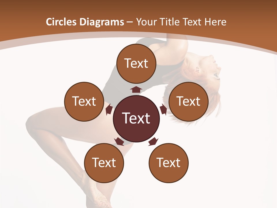 Sexy Attractive Gymnastic PowerPoint Template