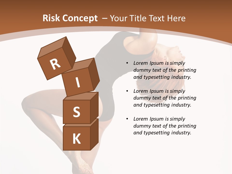 Sexy Attractive Gymnastic PowerPoint Template