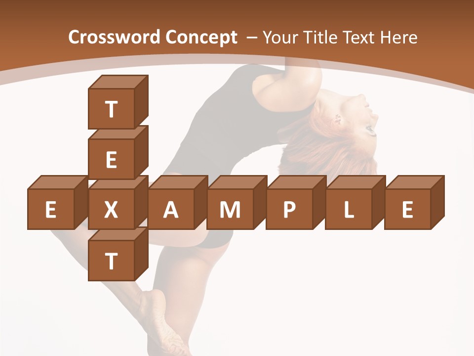 Sexy Attractive Gymnastic PowerPoint Template