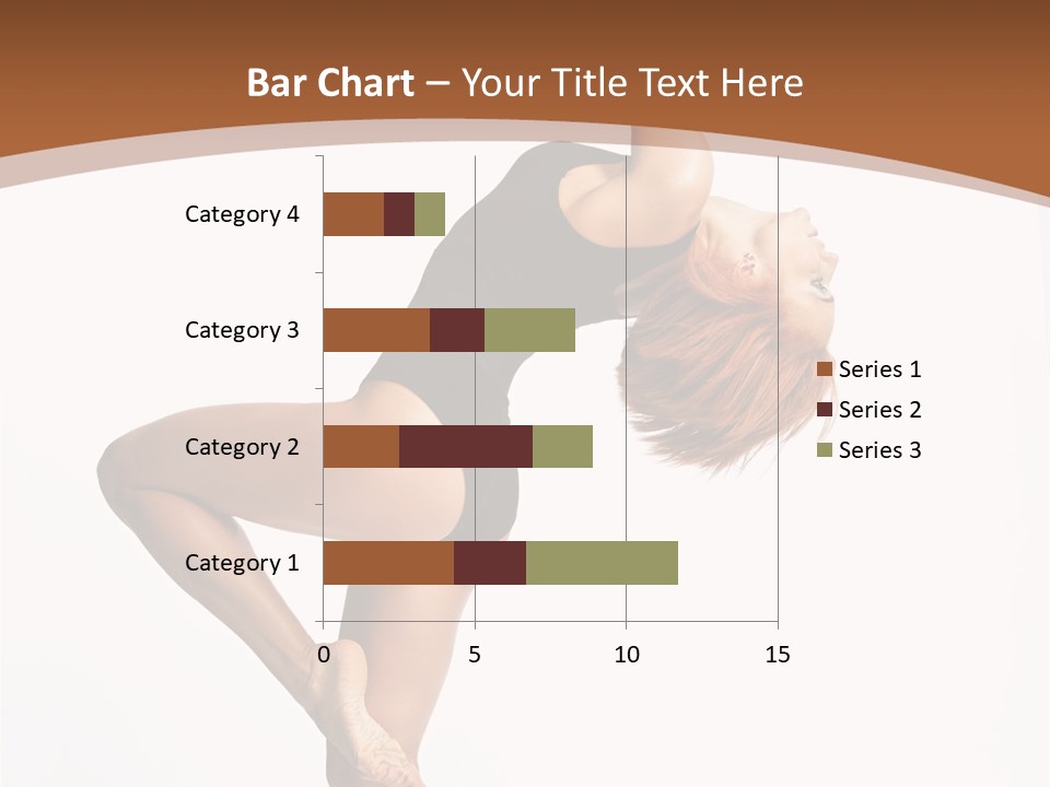 Sexy Attractive Gymnastic PowerPoint Template