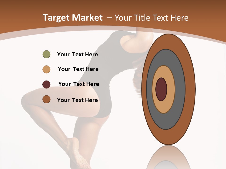 Sexy Attractive Gymnastic PowerPoint Template