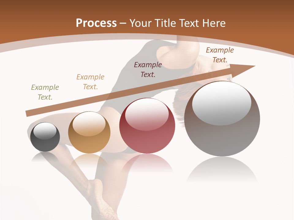 Sexy Attractive Gymnastic PowerPoint Template