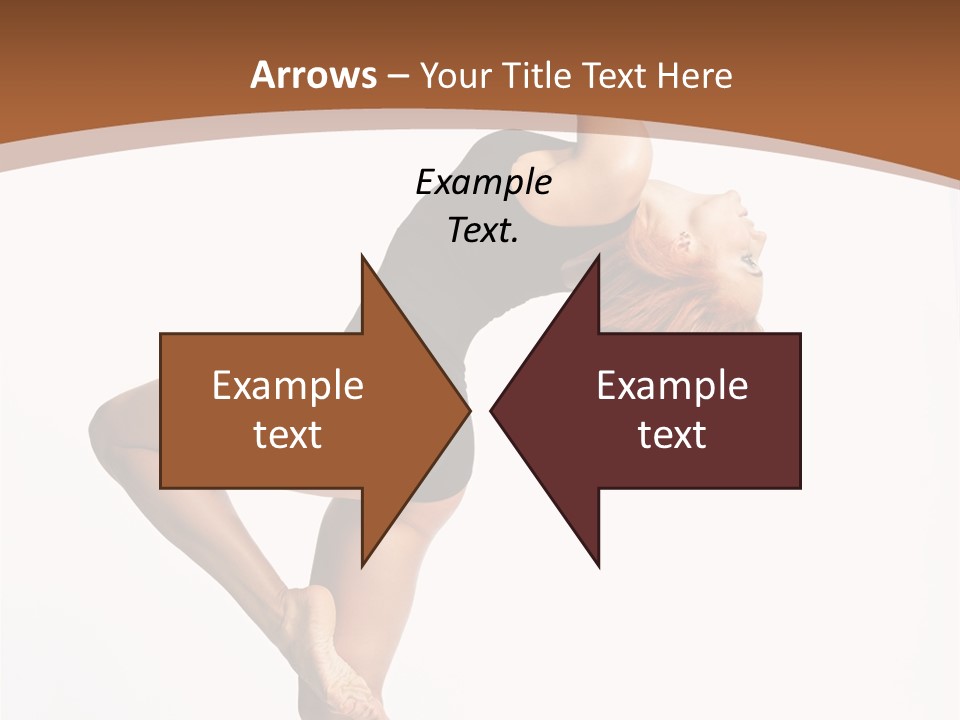 Sexy Attractive Gymnastic PowerPoint Template