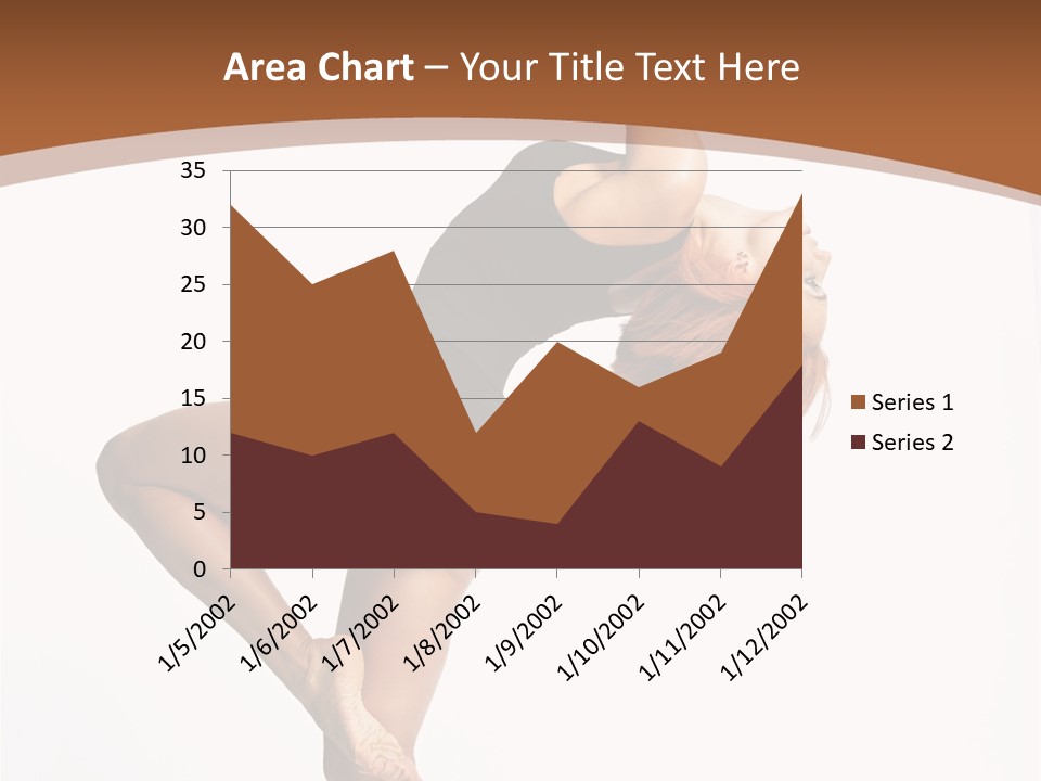 Sexy Attractive Gymnastic PowerPoint Template