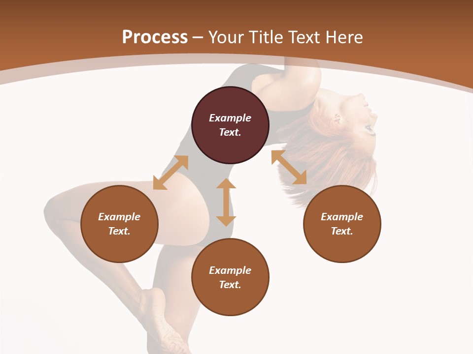 Sexy Attractive Gymnastic PowerPoint Template
