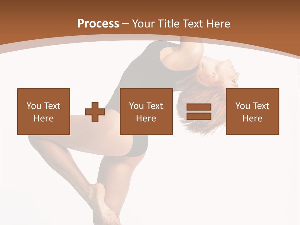 Sexy Attractive Gymnastic PowerPoint Template
