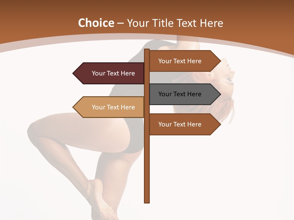 Sexy Attractive Gymnastic PowerPoint Template