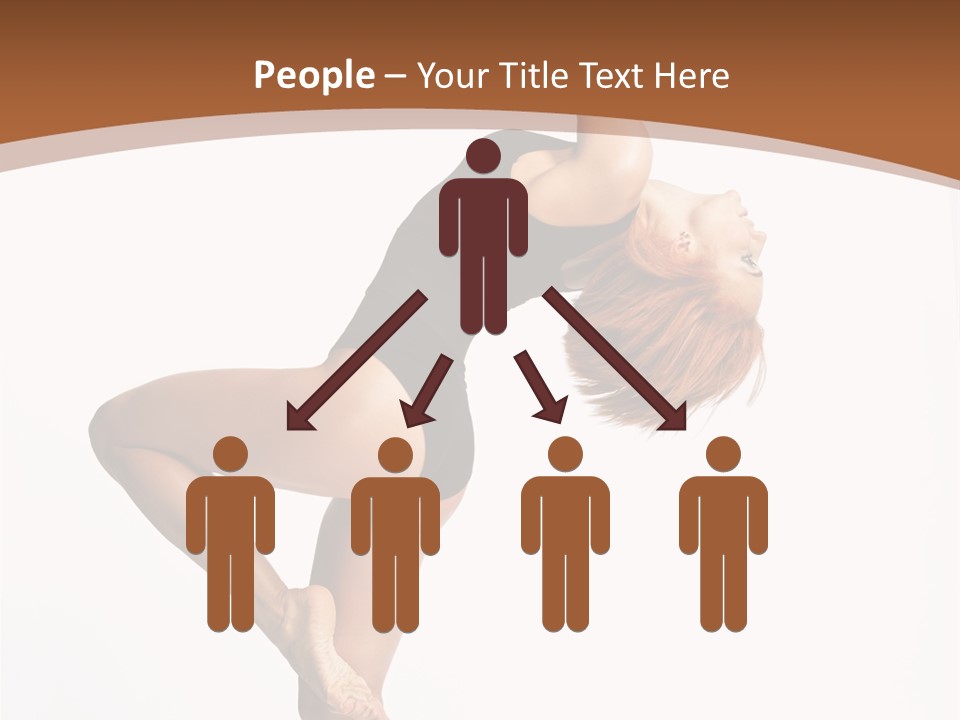 Sexy Attractive Gymnastic PowerPoint Template