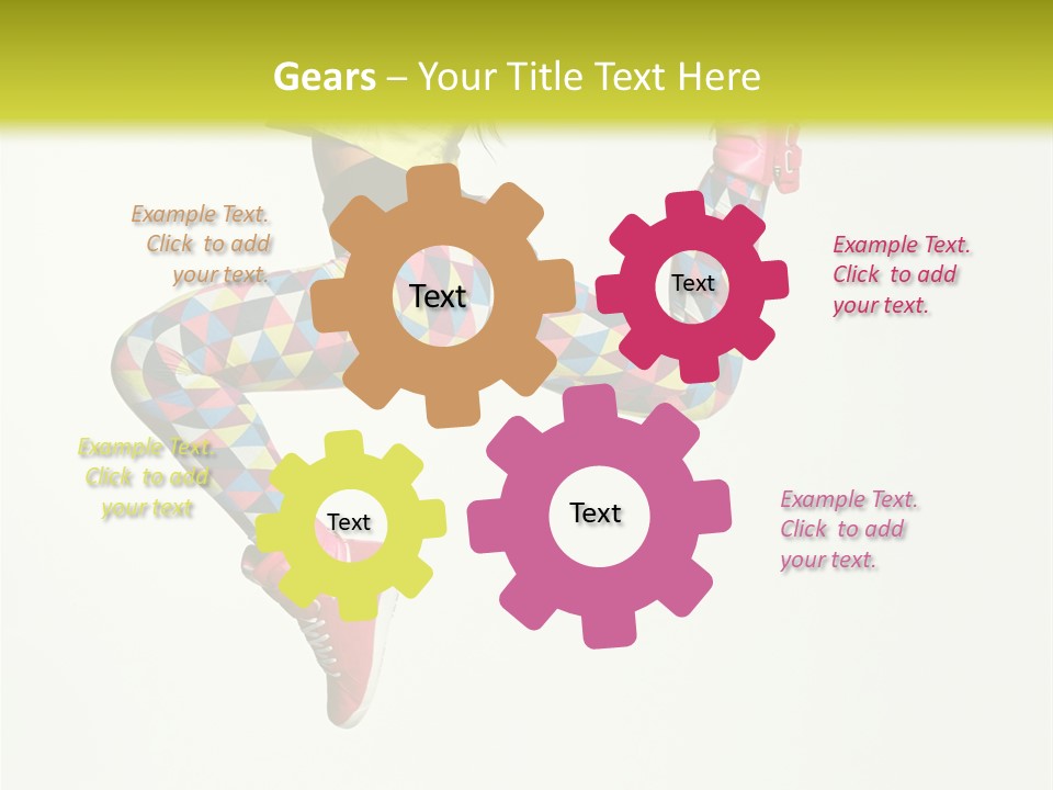 Aerobics Gymnastic Elegance PowerPoint Template