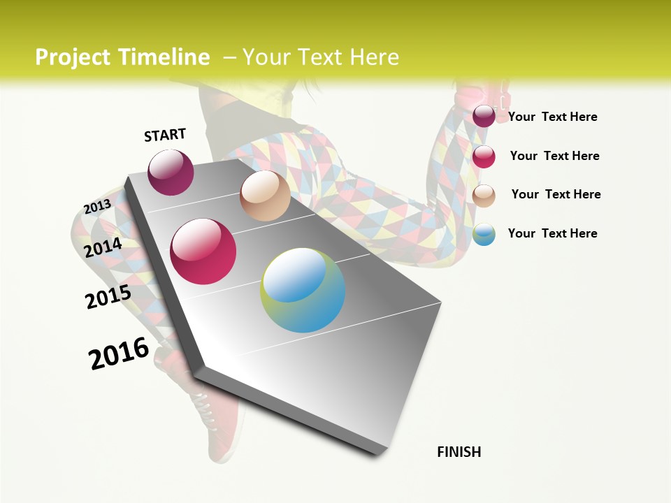 Aerobics Gymnastic Elegance PowerPoint Template