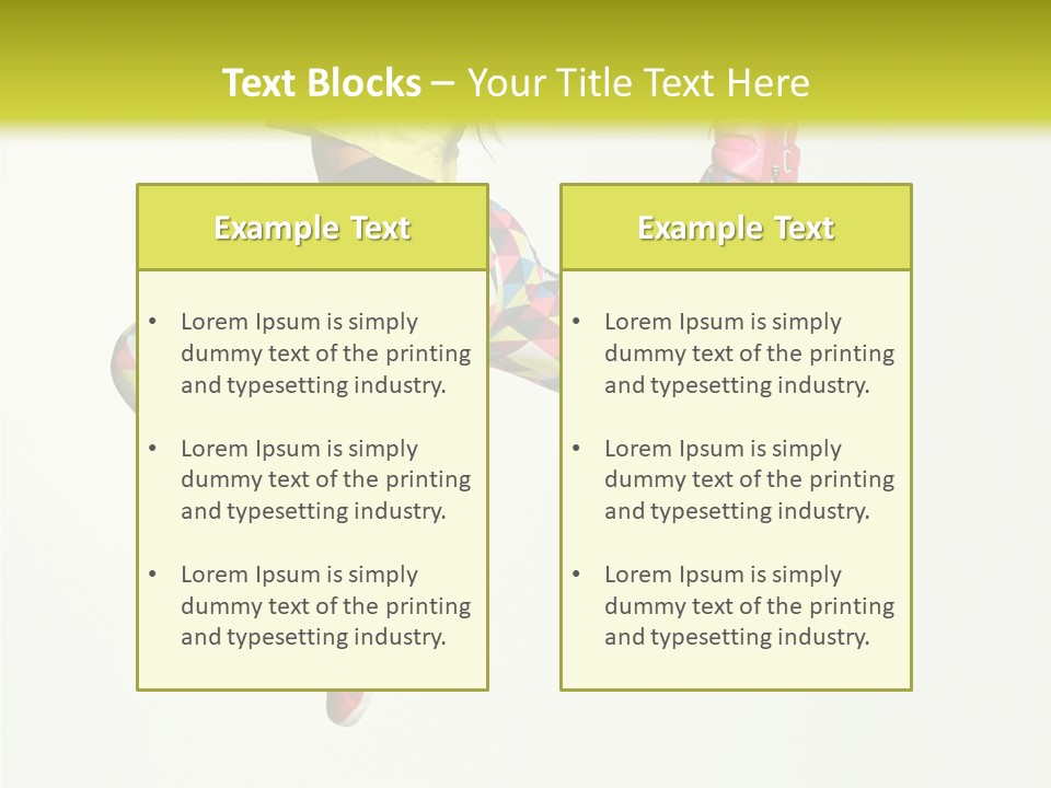 Aerobics Gymnastic Elegance PowerPoint Template