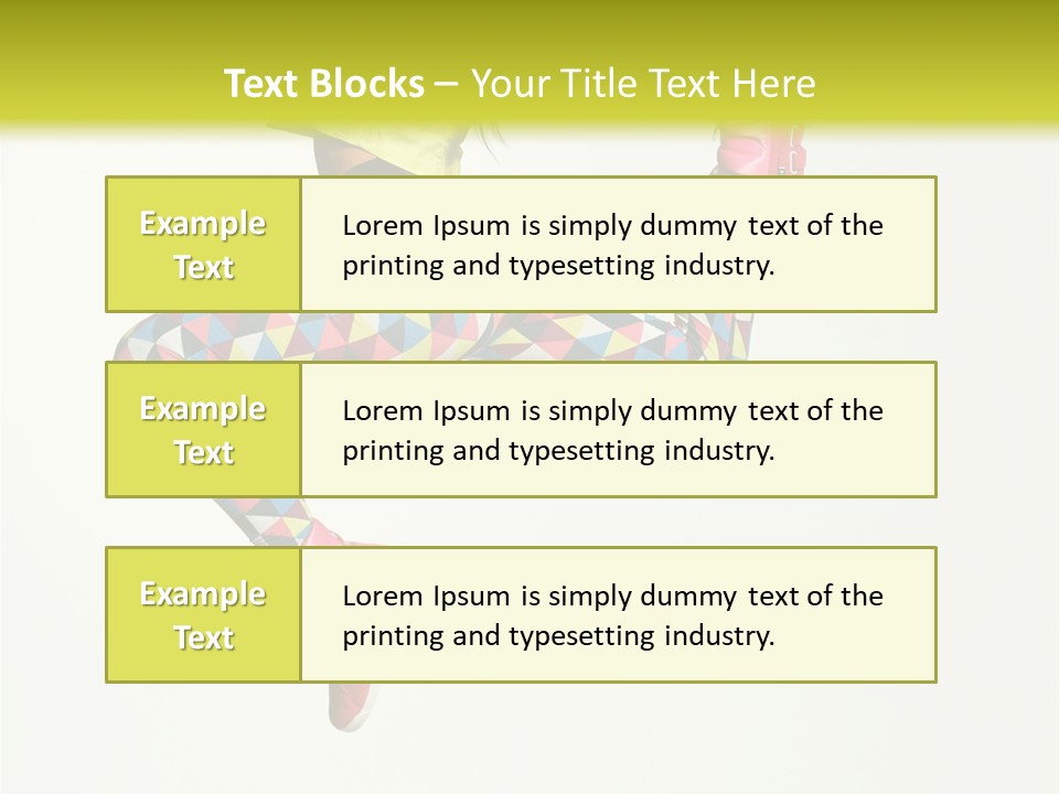 Aerobics Gymnastic Elegance PowerPoint Template