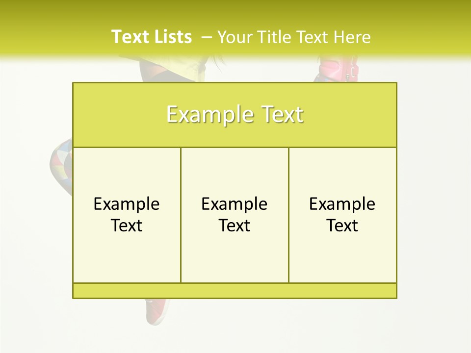 Aerobics Gymnastic Elegance PowerPoint Template