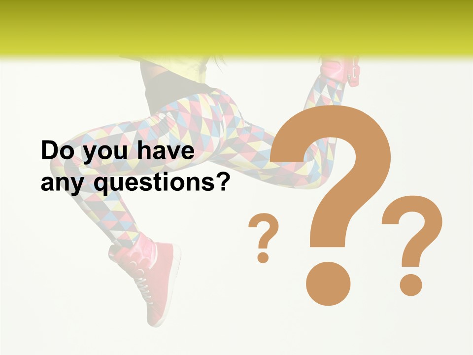 Aerobics Gymnastic Elegance PowerPoint Template