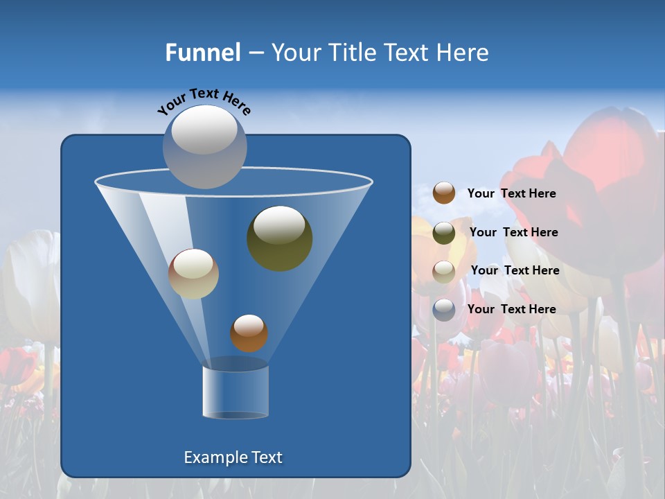 Tulip Yellow Multi Colored PowerPoint Template