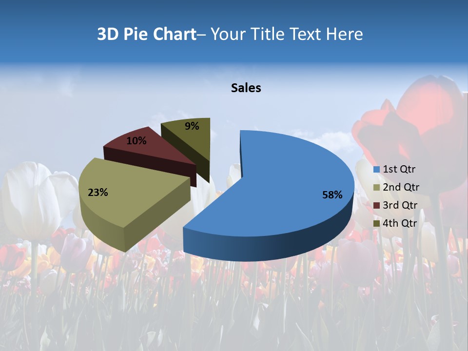 Tulip Yellow Multi Colored PowerPoint Template